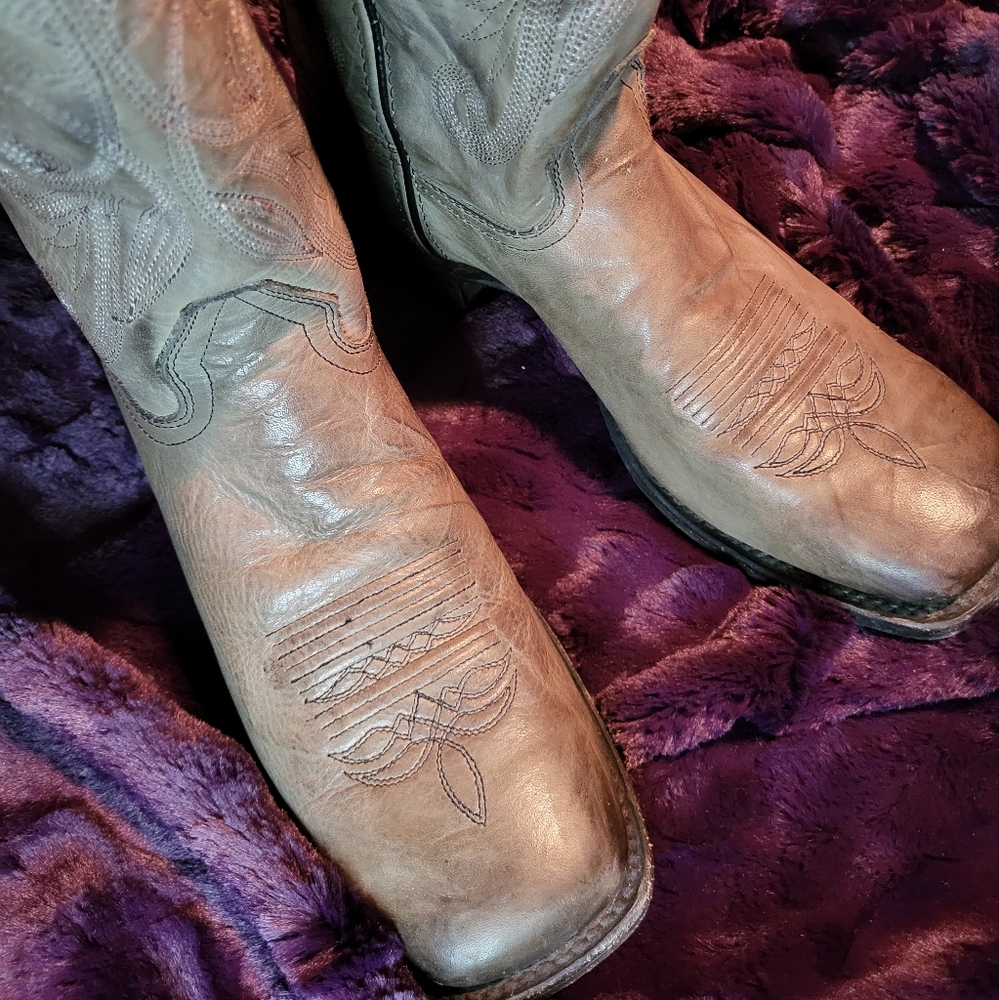 Sonora womens grey western boots 8.5